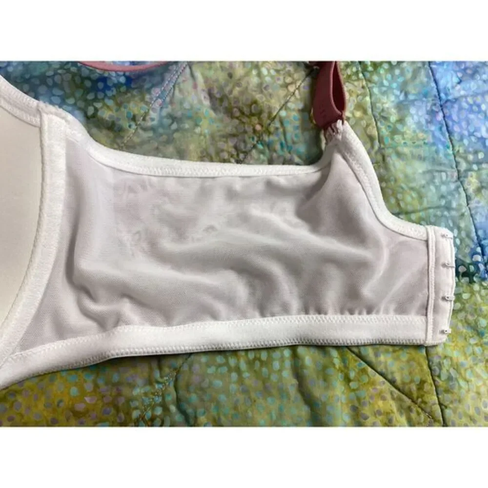 Cacique Pink Paisley Pattern Padded Underwire‎ Bra Floral Print Design 42DDD (F)